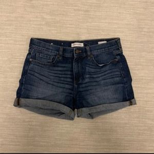 Banana Republic roll up denim shorts